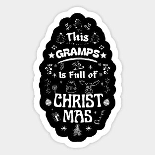 Jolly Gramps: Full of Christmas Cheer Sticker